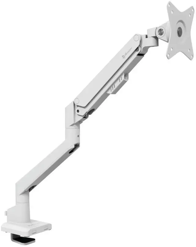 Alt view image 3 of 7 - Arozzi Alzare Neo - Gas Spring Monitor Arm - White