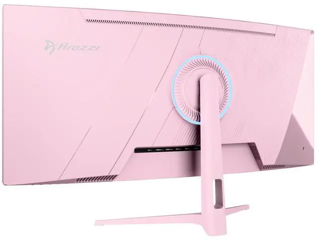 Alt view image 5 of 7 - Arozzi Nova 34" Curved VA 165Hz Ultrawide Gaming Monitor - Pink