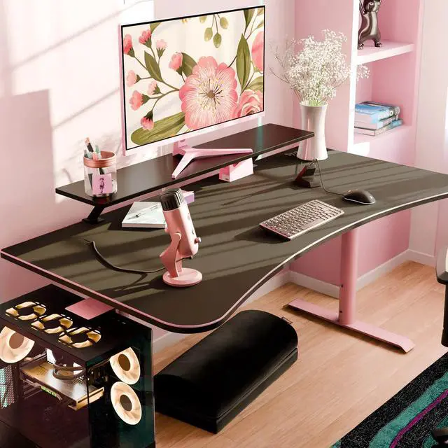 Alt view image 2 of 7 - Arozzi Desk Riser, Large - Black