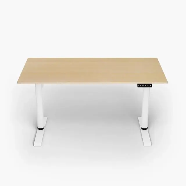Alt view image 4 of 7 - Arozzi Arena Nordico Electric Standing Desk - Birch