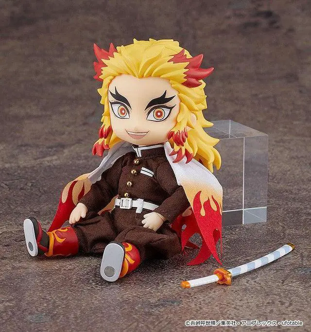 Alt view image 4 of 7 - Good Smile Company Demon Slayer: Kyojuro Rengoku Nendoroid Doll
