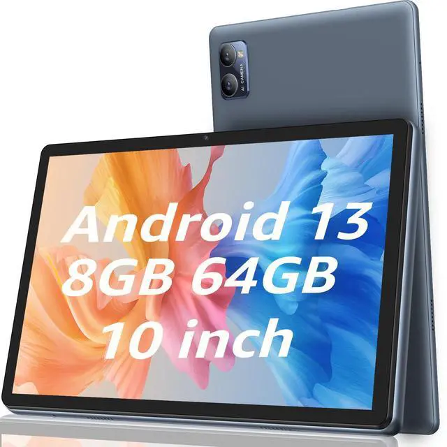 Main image of N-one 10.1 Inch IPS Screen Quad-Core 4GB+4GB RAM 64GB ROM Camera 2MP+5MP 5000mAh Battery for Android 13 Tablet, Gift Ideas for students