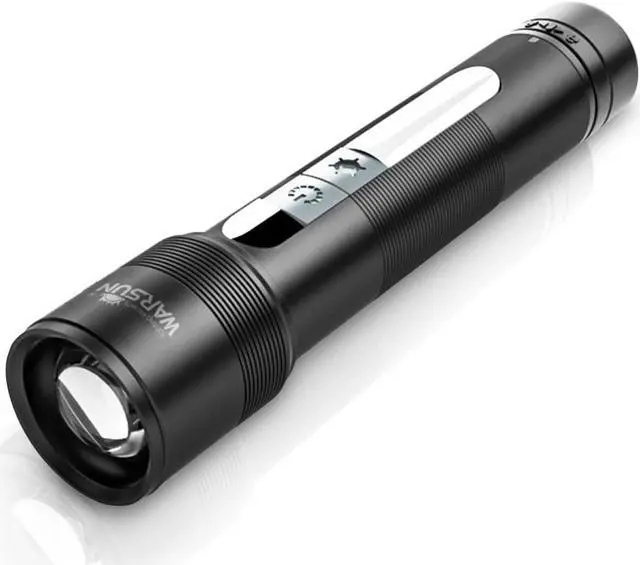Main image of WARSUN LED Flashlight, Magnetic Flashlight Super Bright, Tactical Flashlight with Cob Sidelight,1200LM, 5 Modes, High Powered Zoomable Small Flashlight for Camping, Emergency, Home, Outdoor
