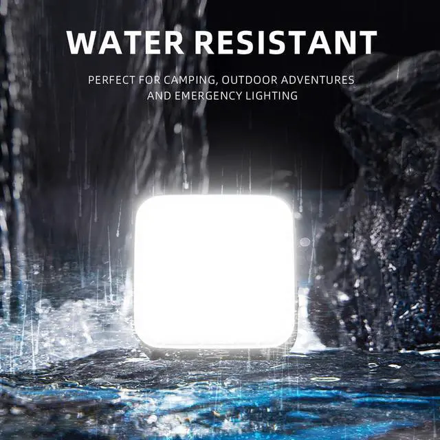 Alt view image 7 of 7 - WARSUN LED Camping Lantern 1000LM, Rechargeable Camping Lantern 6000mAh, 4 Light Modes, IPX5 Water-Resistant, Solar Tent Light for Power Outages, Emergency, Hurricane, Home, Hiking