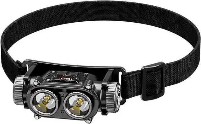 Main image of WARSUN Rechargeable LED Headlamp, Falcon Series - 1500 Lumens, Aluminum Alloy+ABS, IPX6 Water Resistant, Extended Battery Life  Perfect for Camping, Hiking, and Industrial Use