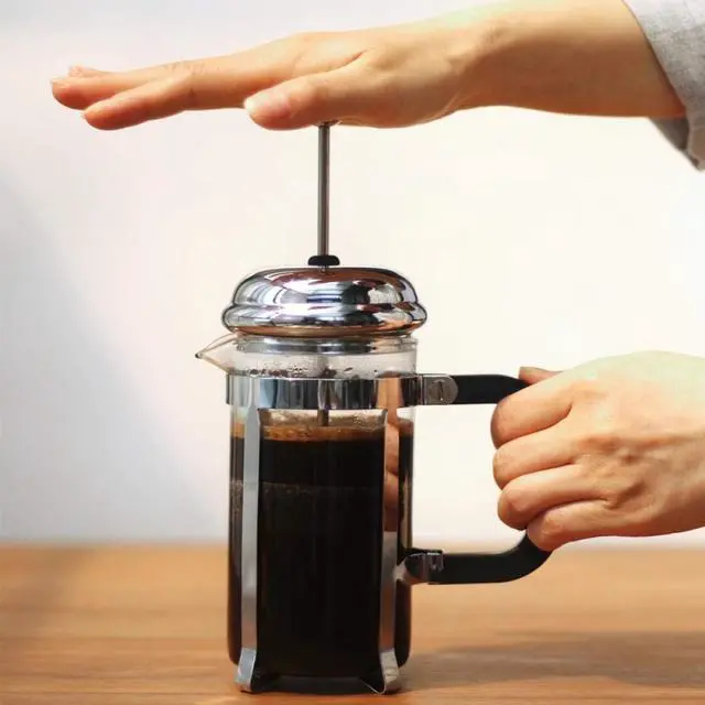 Alt view image 5 of 5 - Toytexx Inc French Coffee Press, 32oz Stainless Steel Coffee Maker, Double Filter, 2 Bonus Screens (8 Cup)