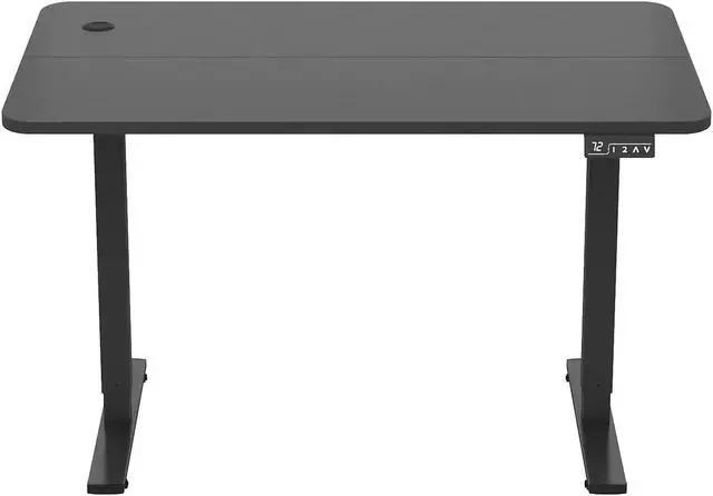 Alt view image 2 of 5 - Toytexx Inc Electric Standing Desk, 140 x 60 cm Steel Adjustable Height Desk, Quick Assembly, Ultra-Quiet Motor - SM22F-05R-1460 - Black