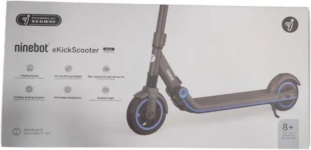 Alt view image 7 of 7 - Toytexx Inc Segway Ninebot eKickScooter ZING E10 Electric Kick Scooter for Kids and Teens