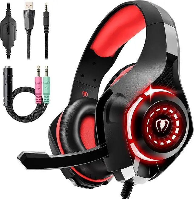 Main image of Toytexx Inc GM-1 Gaming Headset, Over-Ear Gaming Headphones with Noise Cancelling Mic, Premium Stereo, Lightweight for PS4, PS5, PC, Xbox