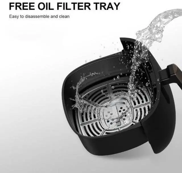 Alt view image 4 of 6 - Toytexx Inc 4L Air Fryer, 1400W, 7 Preset Modes, LED Touch Screen, Non-Stick Basket, Auto Shut-Off