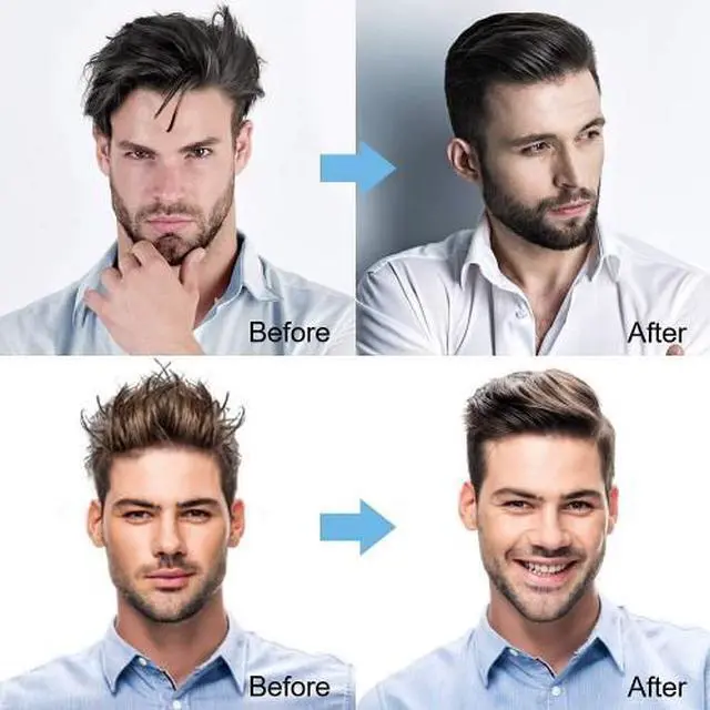 Alt view image 4 of 4 - Toytexx Inc 2-in-1 Hair & Beard Straightening Brush for Men  Electric Heated Comb with Anti-Scald Design