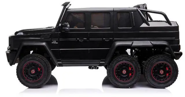 Alt view image 3 of 4 - Toytexx Inc 24V Licensed Black Mercedes-AMG G63 6x6 Kids Ride-On Car, 2-Seater, Remote Control, Deluxe Edition