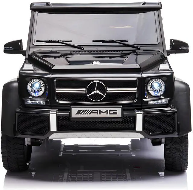 Alt view image 2 of 4 - Toytexx Inc 24V Licensed Black Mercedes-AMG G63 6x6 Kids Ride-On Car, 2-Seater, Remote Control, Deluxe Edition