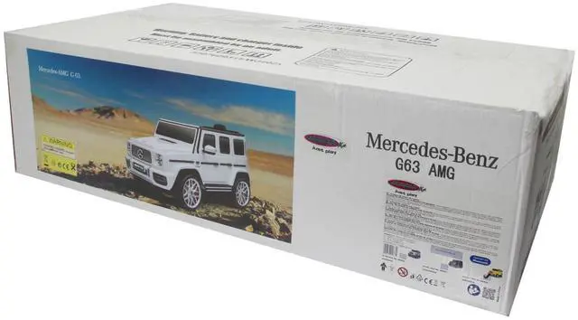 Alt view image 5 of 5 - Toytexx Inc 12V Licensed Mercedes-AMG G63 S306 Kids Ride-On Car, Remote, LED, MP3, Black