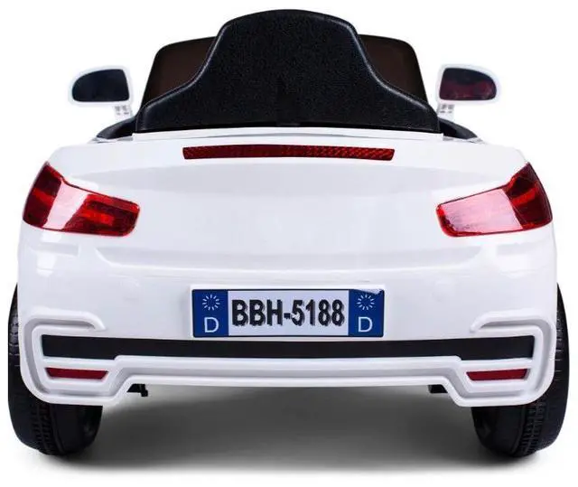 Alt view image 4 of 5 - Toytexx Inc 12V BMW Style Kids Ride-On Car, Remote, LED, MP3, White