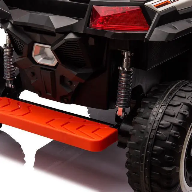 Alt view image 5 of 6 - Toytexx Inc 24V XXL UTV Buggy NEL-913 Kids Ride-On, 2-Seater, Remote, Orange