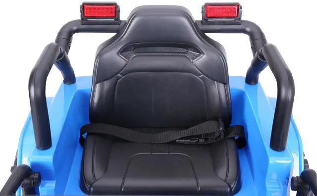 Alt view image 5 of 7 - Toytexx Inc 12V S605 Kids Ride-On Jeep Wrangler Truck, Remote, LED, MP3, Blue