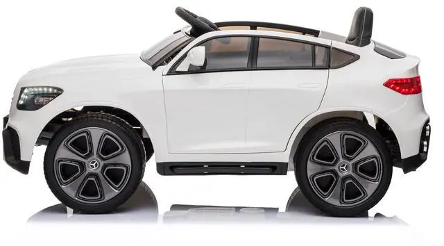Alt view image 2 of 6 - Toytexx Inc 12V Licensed Mercedes-Benz GLC Kids Ride-On Car, Remote, LED, MP3, White
