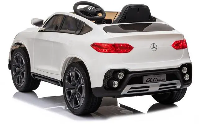 Alt view image 3 of 6 - Toytexx Inc 12V Licensed Mercedes-Benz GLC Kids Ride-On Car, Remote, LED, MP3, White