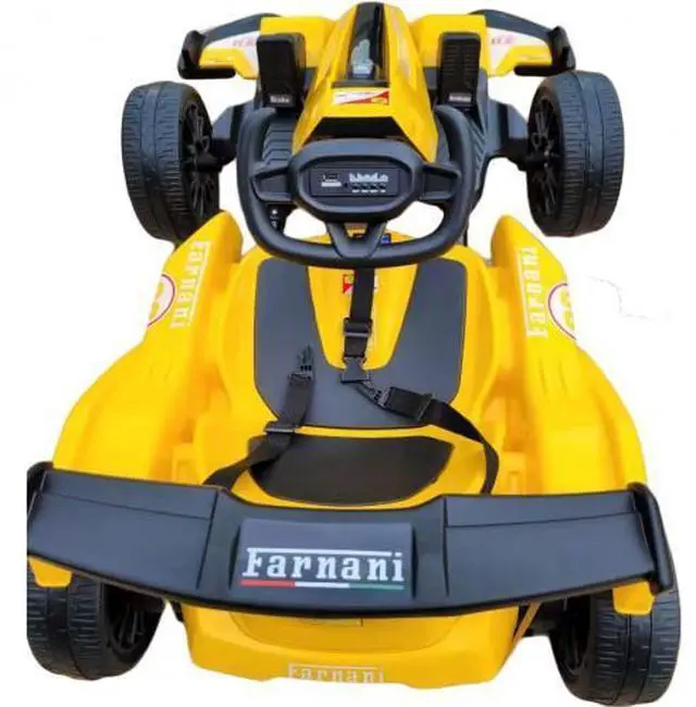 Alt view image 5 of 5 - Toytexx Inc 12V Kids Electric Go Kart Ride-On, Remote Control