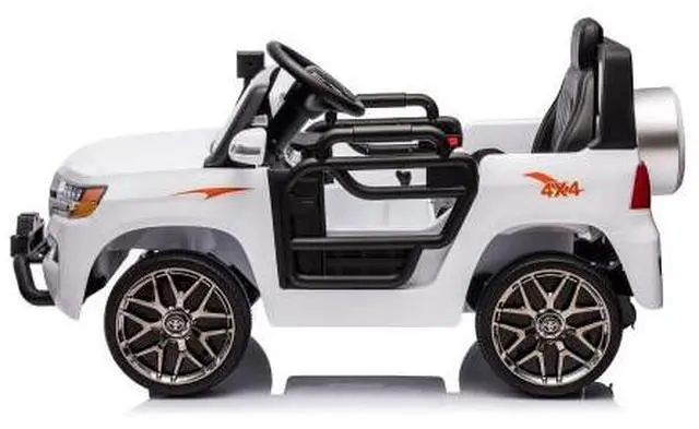 Alt view image 3 of 7 - Toytexx Inc 12V Licensed Toyota Land Cruiser Kids Ride-On SUV, 2-Seat, Remote, LED, Music, USB