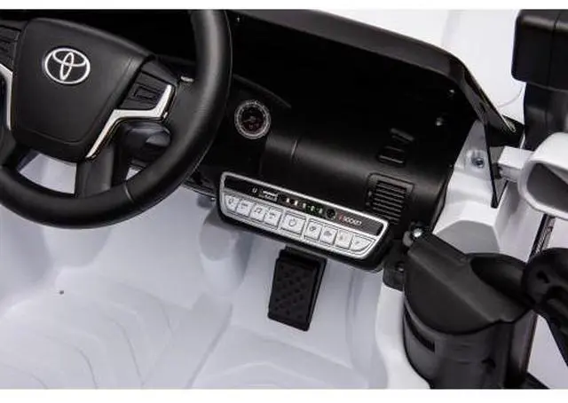 Alt view image 7 of 7 - Toytexx Inc 12V Licensed Toyota Land Cruiser Kids Ride-On SUV, 2-Seat, Remote, LED, Music, USB