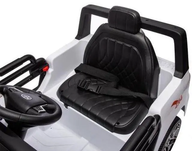 Alt view image 6 of 7 - Toytexx Inc 12V Licensed Toyota Land Cruiser Kids Ride-On SUV, 2-Seat, Remote, LED, Music, USB