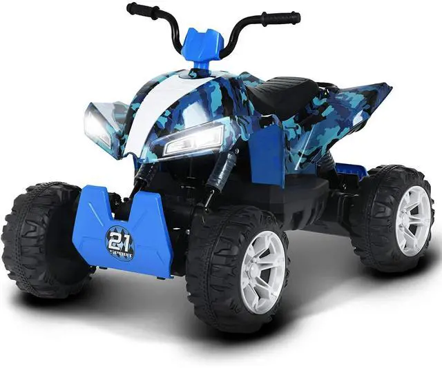 Main image of Toytexx Inc 24V Uenjoy Kids ATV 4-Wheeler, LED, Suspension, 2-Speed, Music, Bluetooth, USB, Radio