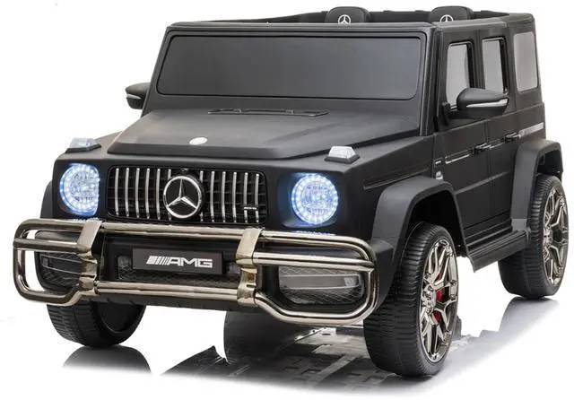 Main image of Toytexx Inc 24V Licensed Mercedes-AMG G63 4x4 Kids Ride-On SUV, 2-Seat, Rubber Wheels, LED, Music, Remote