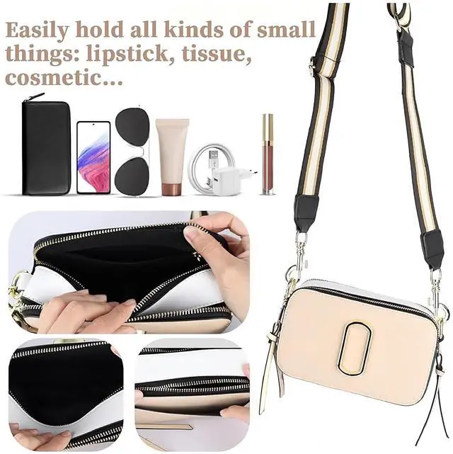 Alt view image 5 of 6 - Toytexx Inc Crossbody Bag  PU Leather Shoulder Purse with Adjustable Strap & Zipper Closure, Small Clutch for Women (Black)