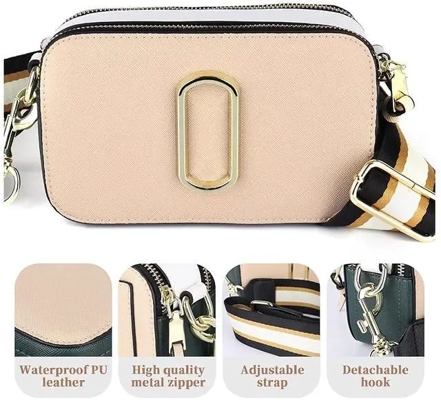 Alt view image 3 of 6 - Toytexx Inc Crossbody Bag  PU Leather Shoulder Purse with Adjustable Strap & Zipper Closure, Small Clutch for Women (Black)