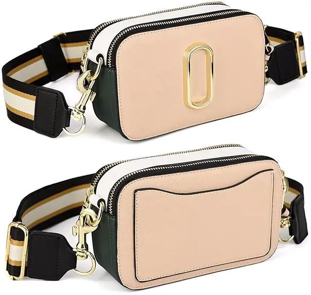 Alt view image 5 of 6 - Toytexx Inc Crossbody Bag  PU Leather Shoulder Purse with Adjustable Strap & Zipper Closure, Small Clutch for Women (Khaki)