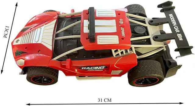 Alt view image 3 of 6 - Toytexx Inc 2.4GHz High-Speed RC Racing Car - 25km/h OffRoad Remote Control Vehicle with Rechargeable Battery & LED Lights - Drift-Ready Electric Toy for Kids