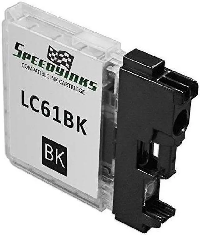 Alt view image 2 of 4 - Speedy Inks Compatible Ink Cartridge Replacements for Brother LC61 (2 Black, 1 Cyan, 1 Magenta, 1 Yellow, 5-Pack)