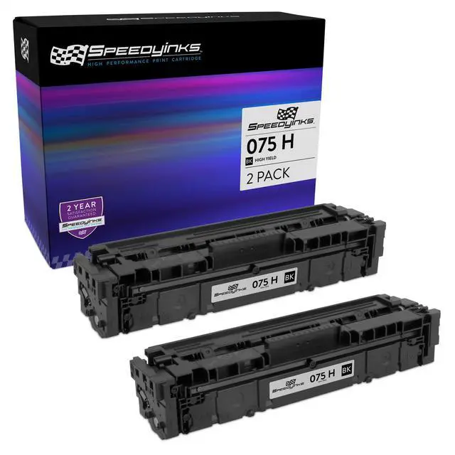 Main image of SPEEDYINKS Compatible Toner Replacement for Canon 075 H 6369C001 (BK, 2-Pk)