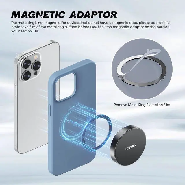 Alt view image 4 of 7 - KOWIN LPS2000M USB 3.2 Gen 2x2 Magnetic Portable SSD 1TB, R/W up to 2000/1800MB/s, Black, High Speed NVME Protocol Type-C Interface (Can Directly Connect to Mobile Phone)External SSD