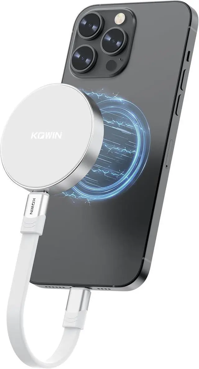 Alt view image 4 of 7 - KOWIN LPS2000M USB 3.2 Gen 2x2 Magnetic Portable SSD 1TB, R/W up to 2000/1800MB/s, White, High Speed NVME Protocol Type-C Interface (Can Directly Connect to Mobile Phone)External SSD 1TB White