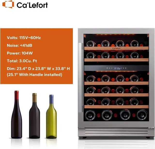 Alt view image 4 of 7 - Ca'Lefort 160L Compressor Wine Cooler and Beverage Refrigerator Your Ultimate Solution for Stylish and Efficient Wine and Beverage Storage