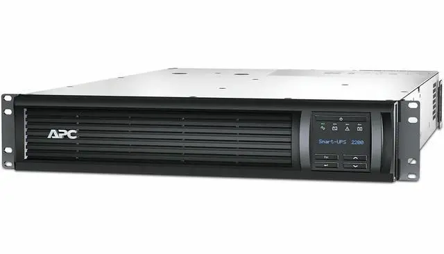 Main image of APC Smart-UPS, Line Interactive, 2200VA, Rackmount 2U, 120V, 6x NEMA 5-15R+2x NEMA 5-20R outlets, Network Card, AVR, LCD