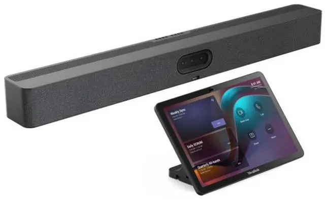 Main image of Yealink Video Conferencing Collaboration Bar for medium to large rooms; A50 all-in-one Collaboration bar with VCR11 remote control