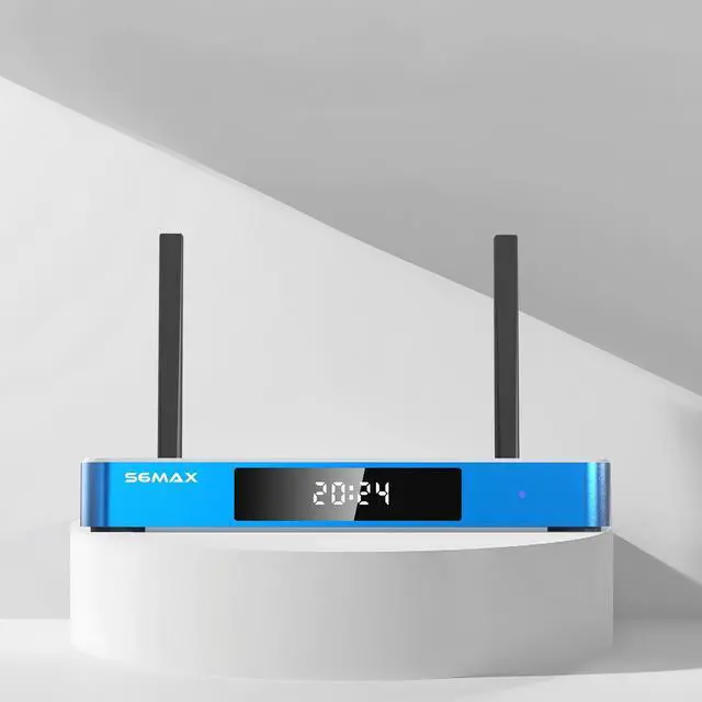 Alt view image 3 of 8 - (Latest) 2025 S6 MAX Smart TV Box Android 12, 4GB RAM, 64GB Storage, 6K HD, Built-in Voice Control, Android Box, Versatile Streaming Media Player, Free Channels with Zero Subscription Fees