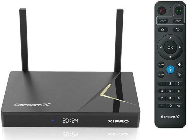 Alt view image 3 of 7 - Superbox X1 Pro Portable Smart Android TV Box, 4GB+64GB Storage, Voice Remote Control, 6K Ultra HD, WiFi-6 Supported, HDMI Cable, 1000Mbps Ethernet Port, Instruction Manual