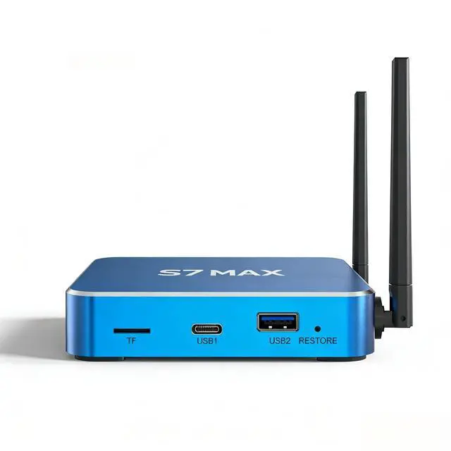 Alt view image 5 of 7 - S7 MAX Set Top Box Streaming Media Player Wireless USB 3.0 and 2.0 port High Power AC2600 Wi-Fi7 Router with MU-MIMO
