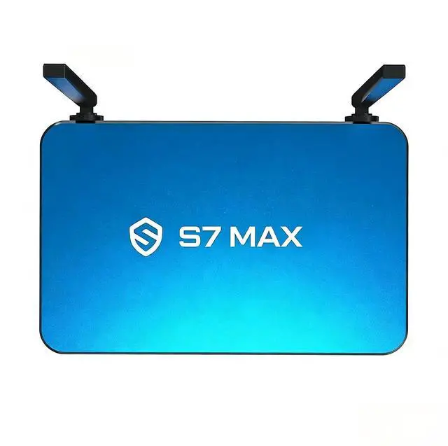 Alt view image 6 of 7 - S7 MAX Set Top Box Streaming Media Player Wireless USB 3.0 and 2.0 port High Power AC2600 Wi-Fi7 Router with MU-MIMO
