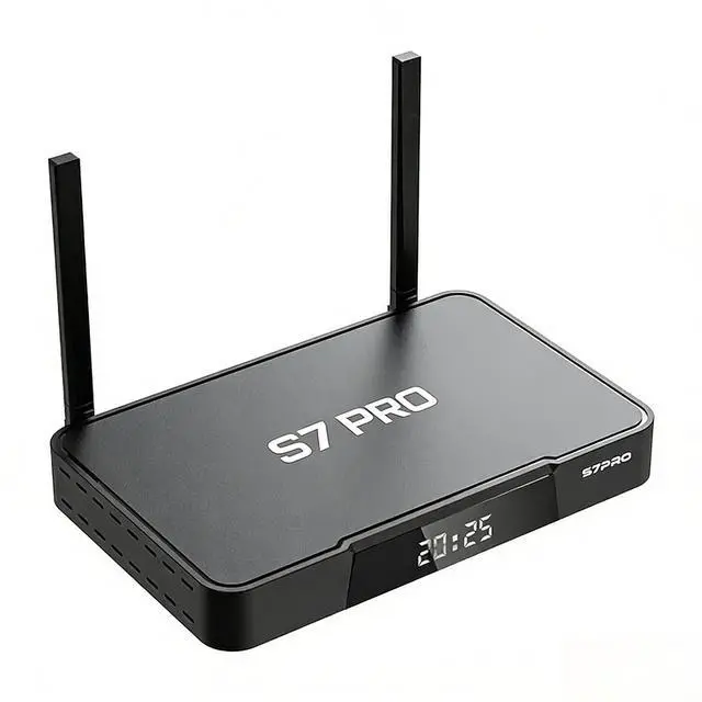 Alt view image 3 of 6 - S7 PRO Wireless Set Top Box Streaming Media Player USB 3.0 and 2.0 port High Power AC2600 Wi-Fi7 Router with MU-MIMO
