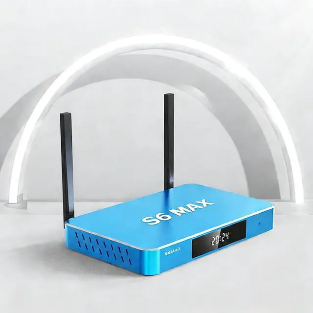 Alt view image 2 of 6 - S6 MAX Wireless Set Top Box Streaming Media Player USB 3.0 and 2.0 port High Power AC2600 Wi-Fi7 Router with MU-MIMO
