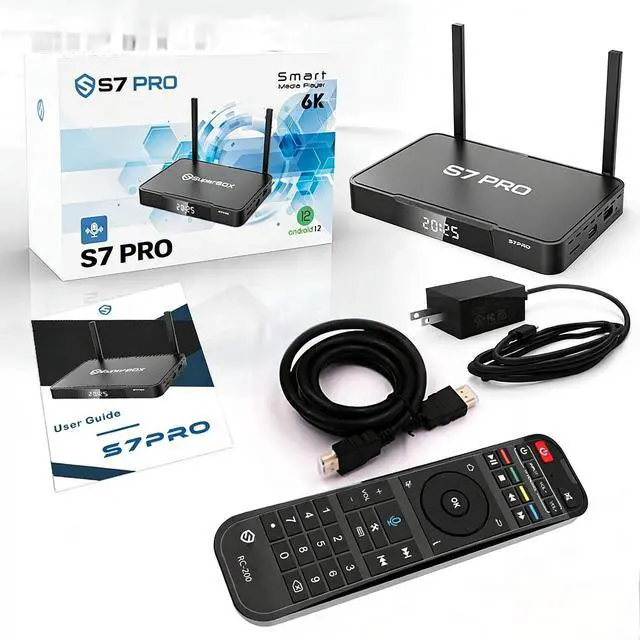 Main image of S7 PRO Wireless Set Top Box Streaming Media Player USB 3.0 and 2.0 port High Power AC2600 Wi-Fi7 Router with MU-MIMO