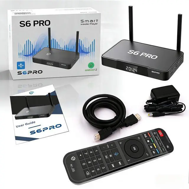 Main image of S6 PRO Wireless Set Top Box Streaming Media Player USB 3.0 and 2.0 port High Power AC2600 Wi-Fi7 Router with MU-MIMO