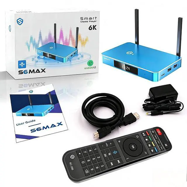 Main image of S6 MAX Wireless Set Top Box Streaming Media Player USB 3.0 and 2.0 port High Power AC2600 Wi-Fi7 Router with MU-MIMO