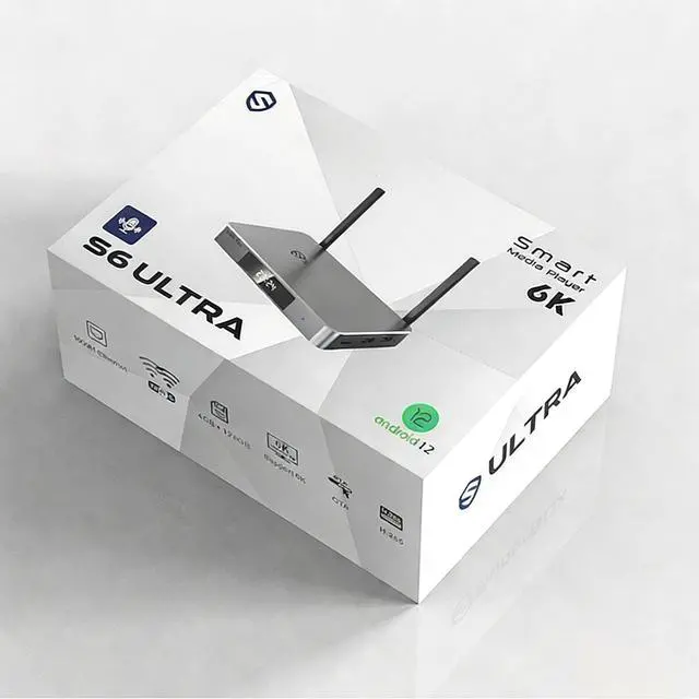 Alt view image 6 of 7 - S6 ULTRA Wireless Set Top Box Streaming Media Player USB 3.0 and 2.0 port High Power AC2600 Wi-Fi7 Router with MU-MIMO